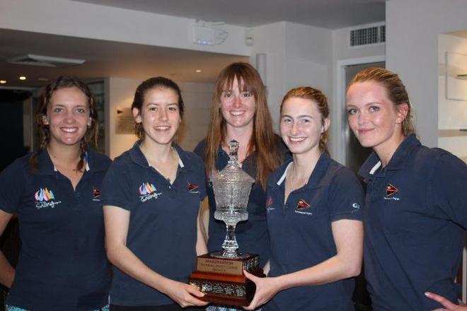 Winning RPAYC team - skipper Sarah Parker second from right - Marinassess Women’s Match Racing Regatta © CYCA Staff - copyright